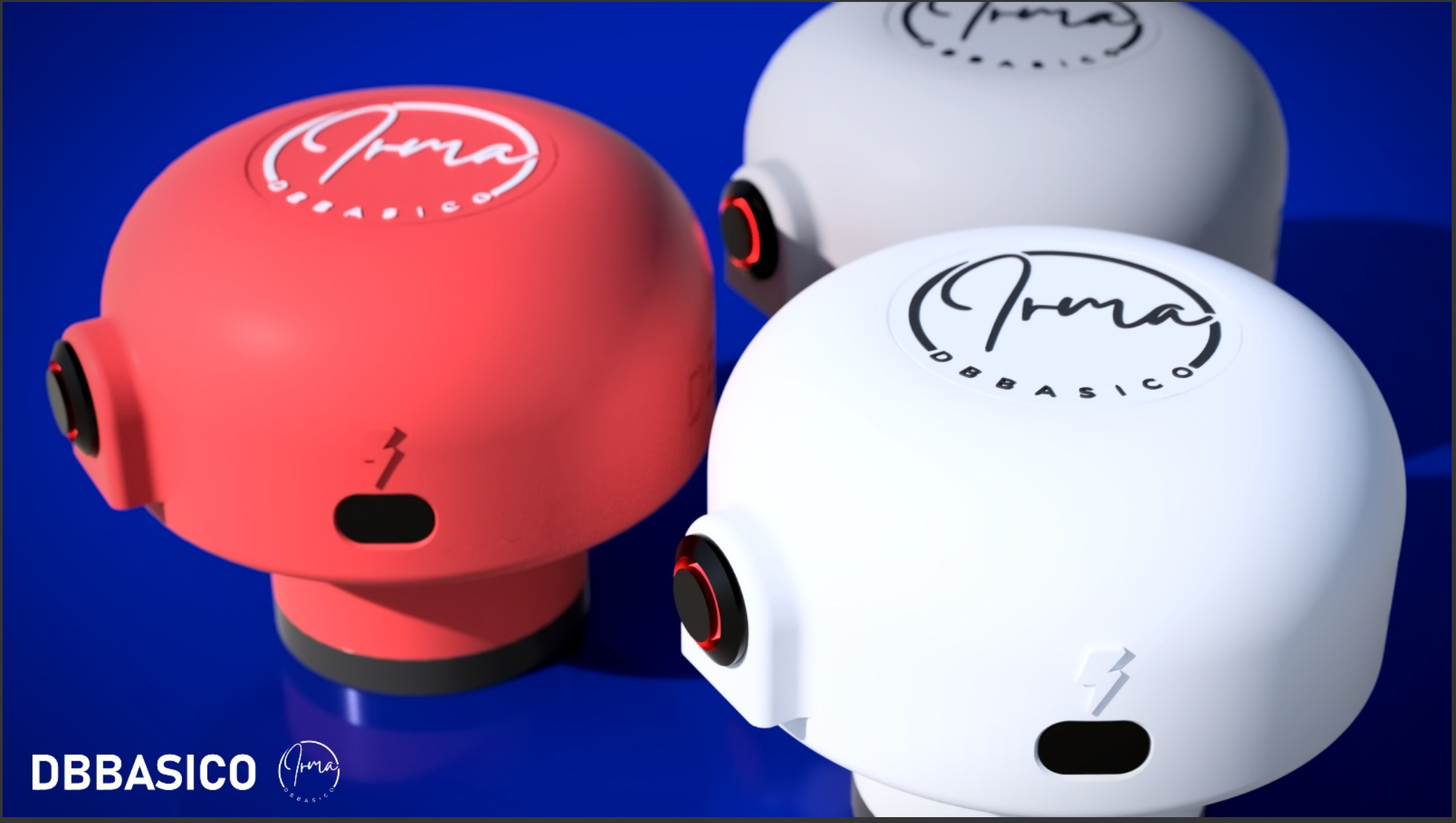 Dispositivos IRMA - Sensores acelerómetros en diferentes colores